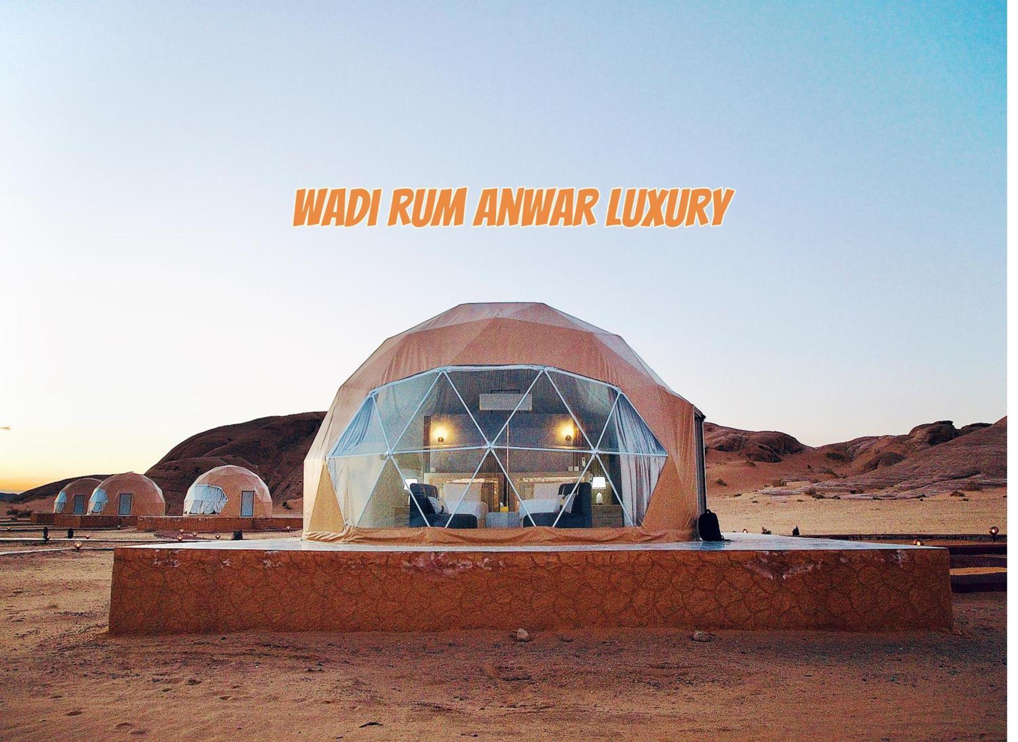 Wadi Rum Anwar Luxury Camp Exterior foto